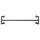 SONGMICS Wandgarderobe schwarz Metall 112,0 x 29,3 cm, 2 St.