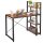 VASAGLE Schreibtisch braun rechteckig, 4-Fuß-Gestell schwarz 120,0 x 56,0 cm