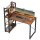 VASAGLE Schreibtisch braun rechteckig, 4-Fuß-Gestell schwarz 120,0 x 56,0 cm