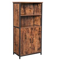 VASAGLE Regalschrank, LSC66BX braun 60,0 x 35,0 x 124,5...