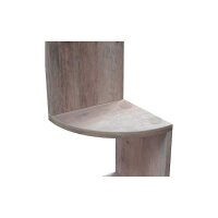 VASAGLE Eckregal greige 20,0 x 20,0 x 126,0 cm, 1 St.