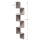 VASAGLE Eckregal greige 20,0 x 20,0 x 126,0 cm, 1 St.
