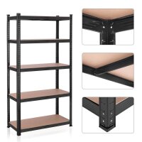 SONGMICS Schwerlastregal GLR040B01 schwarz 90,0 x 40,0 x 180,0 cm