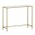 VASAGLE Konsolentisch rechteckig Glas gold 100,0 x 35,0 x 80,0 cm, 1 St.