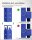 SONGMICS Schwerlastregal GLR050Q01 blau 100,0 x 50,0 x 200,0 cm