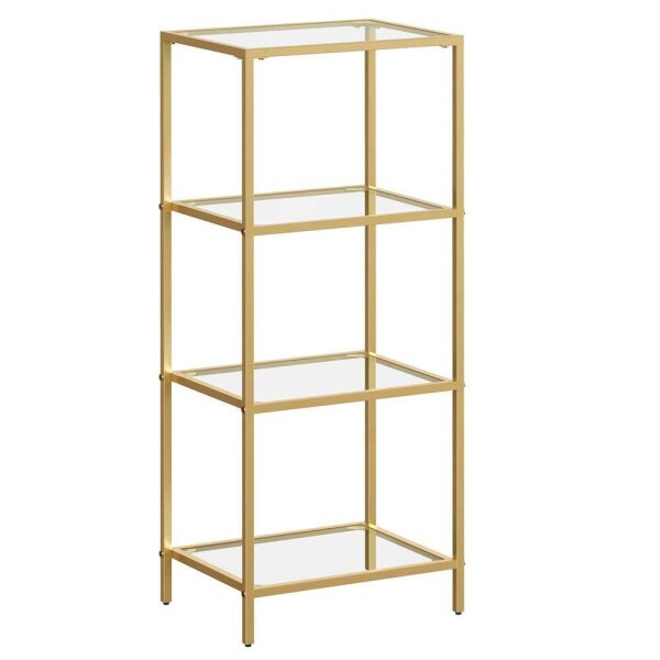 VASAGLE Bücherregal gold 40,0 x 30,0 x 95,0 cm, 1 St.