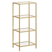 VASAGLE Bücherregal gold 40,0 x 30,0 x 95,0 cm, 1 St.