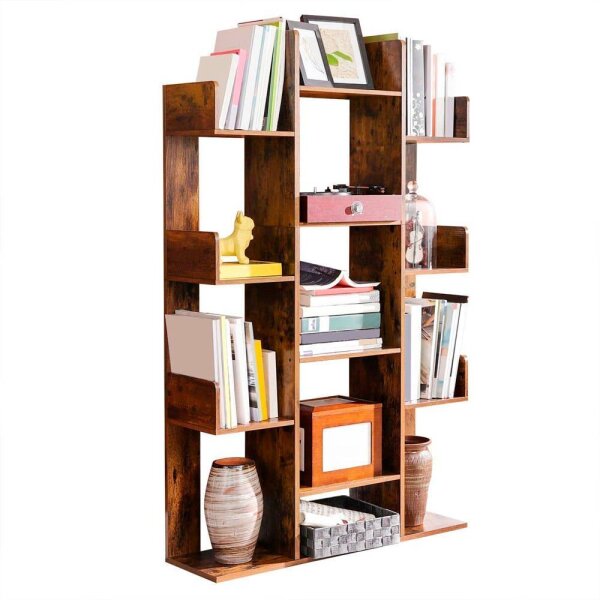 VASAGLE Bücherregal braun 86,0 x 25,0 x 140,0 cm, 1 St.