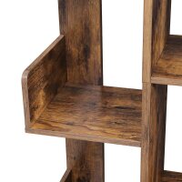 VASAGLE Bücherregal braun 86,0 x 25,0 x 140,0 cm, 1 St.