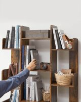 VASAGLE Bücherregal braun 86,0 x 25,0 x 140,0 cm, 1 St.