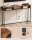 VASAGLE Konsolentisch rechteckig Spanplatte braun 120,0 x 25,0 x 81,0 cm, 1 St.