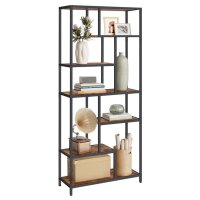 VASAGLE Bücherregal braun, schwarz 80,0 x 30,0 x...