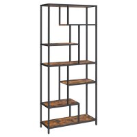 VASAGLE Bücherregal braun, schwarz 80,0 x 30,0 x...