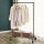 SONGMICS Rollgarderobe schwarz Metall 100,0 x 163,0 cm, 1 St.