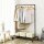 SONGMICS Rollgarderobe schwarz Metall 100,0 x 163,0 cm, 1 St.