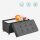 SONGMICS Sitztruhe LSF16GYZ dunkelgrau Stoff 76,0 cm