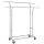 SONGMICS Rollgarderobe HSR12SV1 schwarz Metall 129,0 - 169,0 x 148,0 - 172,0 cm, 1 St.