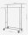 SONGMICS Rollgarderobe HSR12SV1 schwarz Metall 129,0 - 169,0 x 148,0 - 172,0 cm, 1 St.