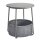 VASAGLE Beistelltisch rund Spanplatte dunkelgrau 45,0 x 45,0 x 50,0 cm, 1 St.
