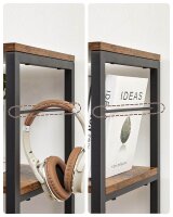 VASAGLE Bücherregal braun, schwarz 120,0 x 30,0 x 170,0 cm, 1 St.