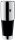 WMF Flaschenverschluss Vino silber, schwarz, 1 St.