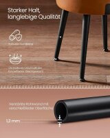 VASAGLE Wohnzimmer-Hocker mit Stauraum LOM005K01 braun Kunstleder, 1 St.