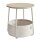 VASAGLE Beistelltisch rund Spanplatte creme 45,0 x 45,0 x 50,0 cm, 1 St.