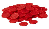 WOLF & APPENZELLER Wertchips Essen rot, 100 St.