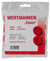 WOLF & APPENZELLER Wertchips Essen rot, 100 St.