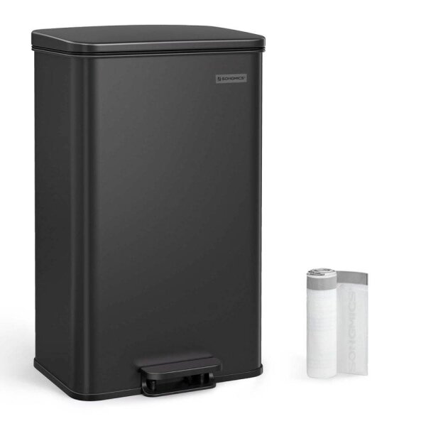 SONGMICS Mülleimer 40,0 l schwarz, 1 St.