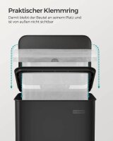 SONGMICS Mülleimer 40,0 l schwarz, 1 St.