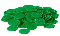 WOLF & APPENZELLER Wertchips Pfand grün, 100 St.