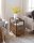 VASAGLE Beistelltisch rechteckig Spanplatte braun 35,0 x 60,0 x 61,0 cm, 1 St.