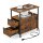 VASAGLE Beistelltisch rechteckig Spanplatte braun 35,0 x 60,0 x 61,0 cm, 1 St.