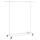 SONGMICS Rollgarderobe weiß Metall 92,0 - 132,0 x 160,0 cm, 1 St.