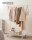 SONGMICS Rollgarderobe weiß Metall 92,0 - 132,0 x 160,0 cm, 1 St.