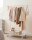 SONGMICS Rollgarderobe weiß Metall 92,0 - 132,0 x 160,0 cm, 1 St.