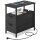 VASAGLE Beistelltisch rechteckig Spanplatte anthrazit 35,0 x 60,0 x 61,0 cm, 1 St.