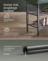 VASAGLE Sitzbank LSB054C01 waldgrün Kunstleder 80,0 cm