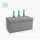 SONGMICS Sitztruhe LSF47G helllgrau Stoff 76,0 cm