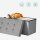 SONGMICS Sitztruhe LSF47G helllgrau Stoff 76,0 cm