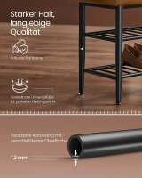 VASAGLE Sitzbank LSB054K01 karamellbraun Kunstleder 80,0 cm