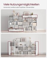 VASAGLE Bücherregal weiß 97,5 x 30,0 x 100,0 cm, 1 St.