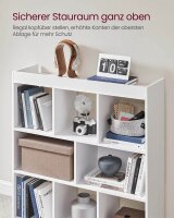 VASAGLE Bücherregal weiß 97,5 x 30,0 x 100,0 cm, 1 St.