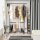SONGMICS Rollgarderobe schwarz Metall 100,0 x 198,0 cm, 1 St.