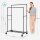 SONGMICS Rollgarderobe HSR60BV1 schwarz Metall 100,0 x 142,0/162,0 cm, 1 St.