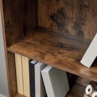 VASAGLE Regalschrank, LBC09BX braun 60,0 x 30,0 x 120,0 cm, 1 St.