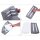 SONGMICS Schaukelstuhl grau natur Stoff 67,0 x 115,0 x 91,0 cm, 1 St.
