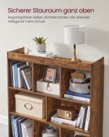 VASAGLE Bücherregal braun 97,5 x 30,0 x 100,0 cm, 1 St.