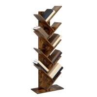 VASAGLE Bücherregal braun 50,0 x 25,0 x 141,5 cm, 1 St.